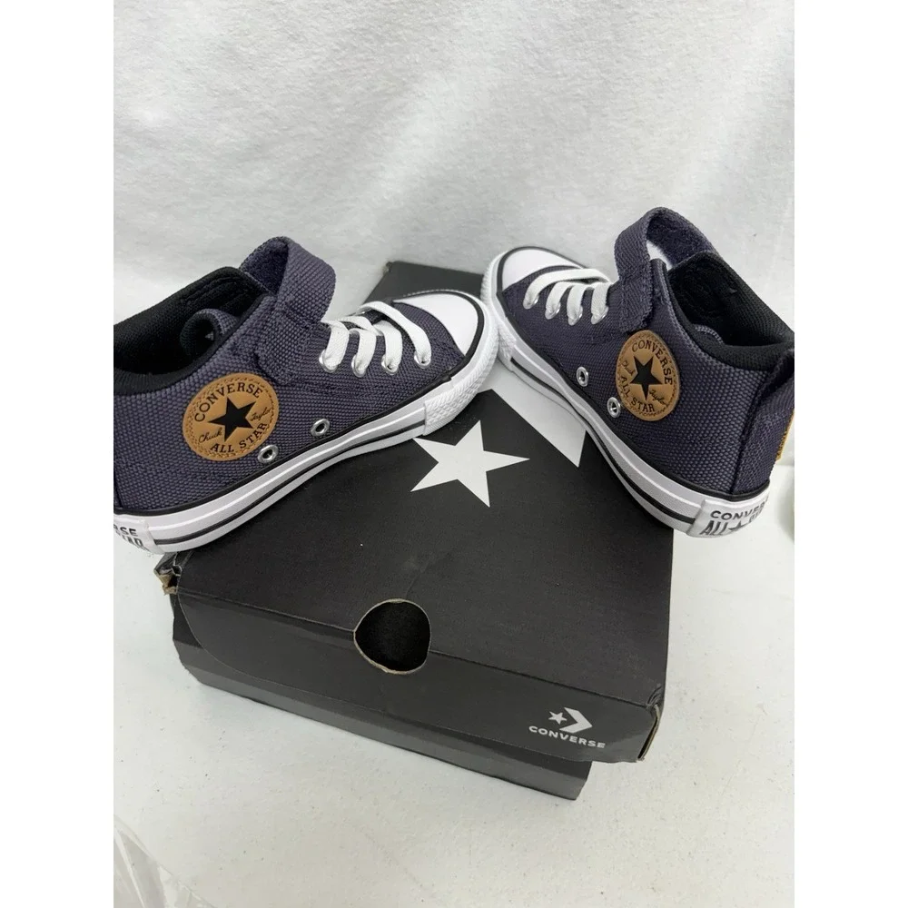 Converse Size Youth 11 CTAS Malden Street Sneakers Shadow Purple Mid Top A09320F